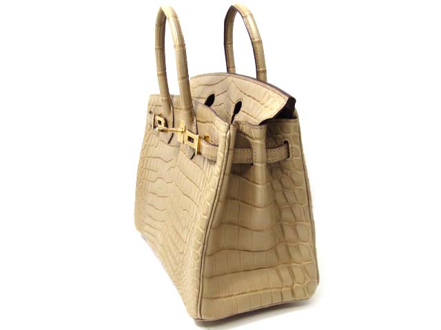 エルメス バーキン25(クロコダイルニロティカスマット/プシエール)